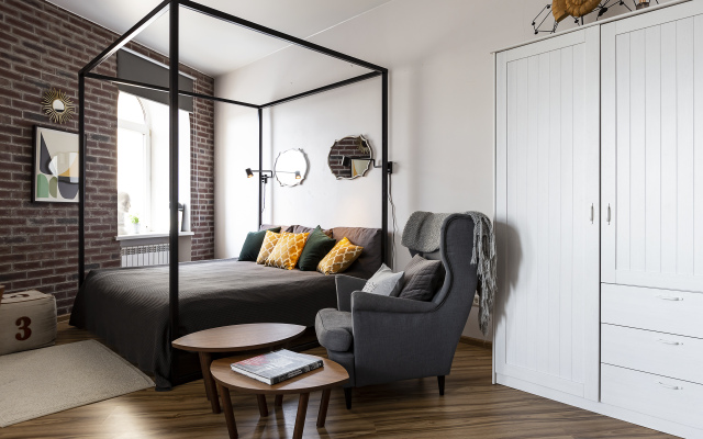 Квартира Студия с Великолепным Видом на Михайловский Замок и Парковкой