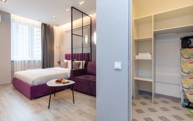 «Bordovyy shik» v rayone VDNKh Estet Apart Apartments