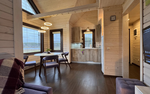 Частный дом 4 с Видом на Озеро Киркколампи и Собственной Сауной