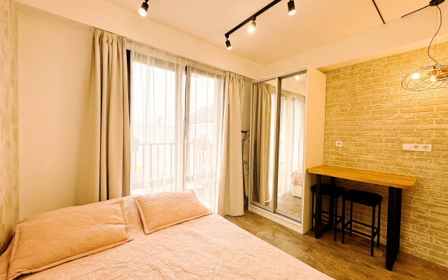 Studiya 14 s vidom na gory Flat