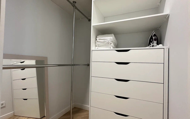 Апартаменты Du Soleil  Мятно Капучиновая Евродвушка