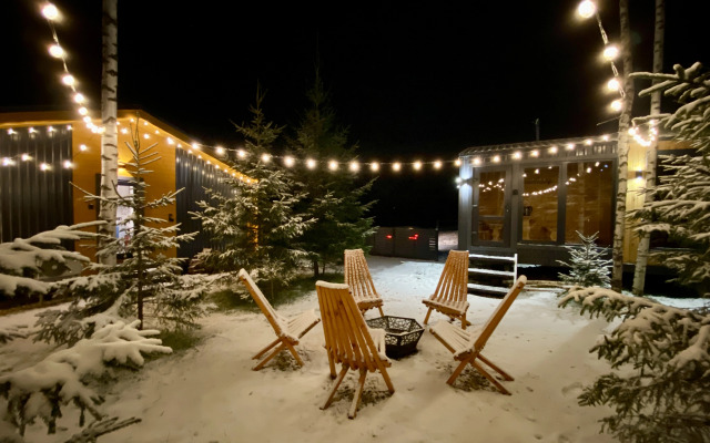 Частный Дом ЕлкиШале с 3мя спальнями, баней и чаном