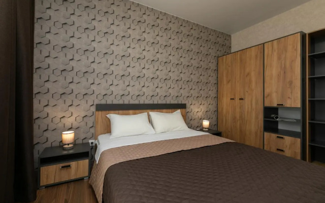 Двухкомнатные апартаменты Этажидейли возле ЖД вокзала