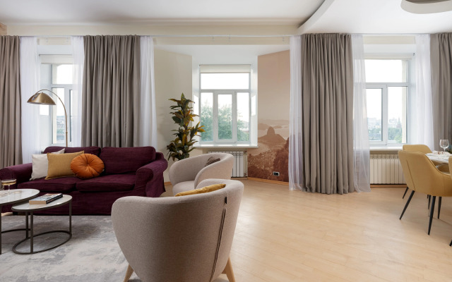 Квартира GM Apartments Солнечная Трехкомнатная в двух шагах от Набережной