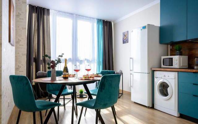 Квартира с панорамным видом на город рядом с парком Галицкого. Сеть Мята