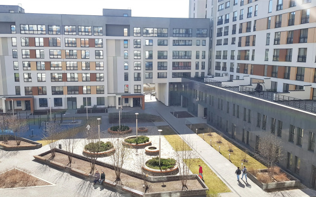 1-комн. апартаменты в ЖК "Новин" с большой кроватью