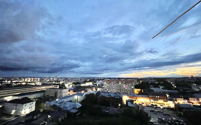 Квартира Двухкомнатная в центре с красивым видом на город