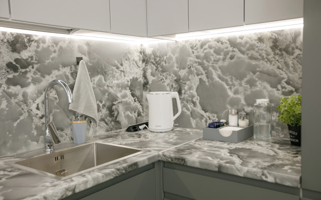 Квартира Романтичная евродвушка с панорамными окнами для незабываемого отдыха