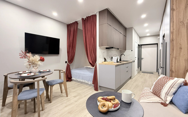 Апартаменты Студия С Парной-Русский Стиль На Новый Лад