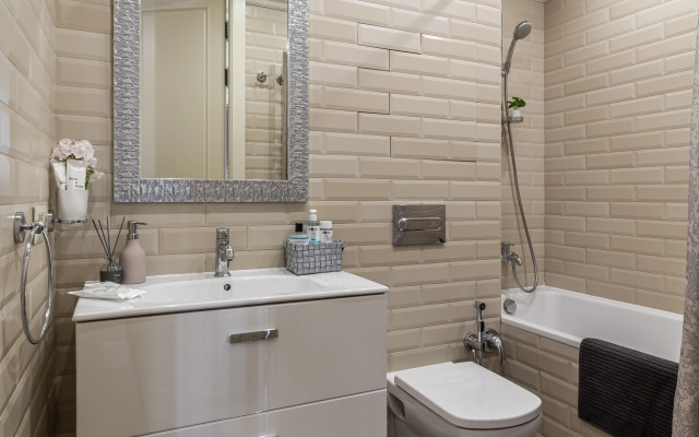 Квартира Moscow Deluxe Apartments Family Suite City View