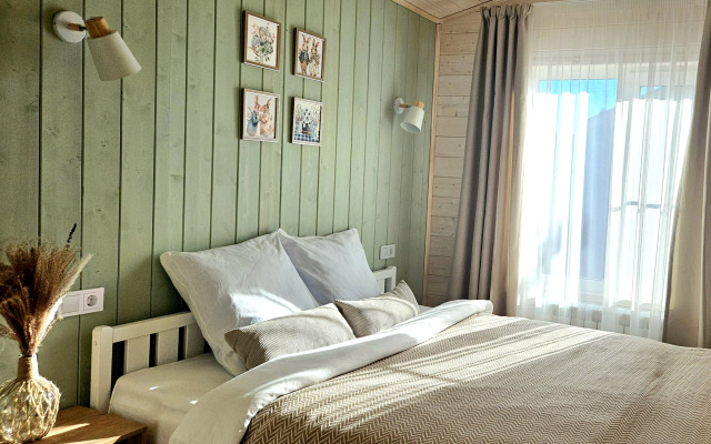 Домик "Сказочный Лес" с гриль-мангалом, костровой и большой сауной