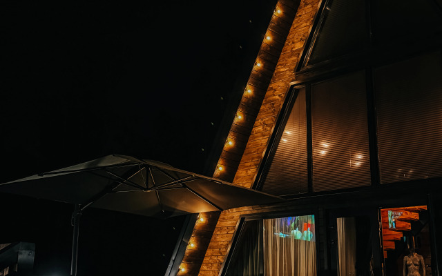 Частный дом A-frame Ванхейм с сибирским чаном