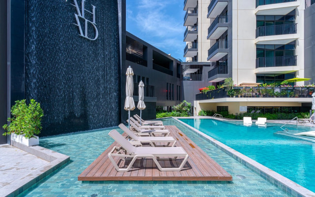 Апартаменты Vserve Modern Oasis: Canal & Burj Views