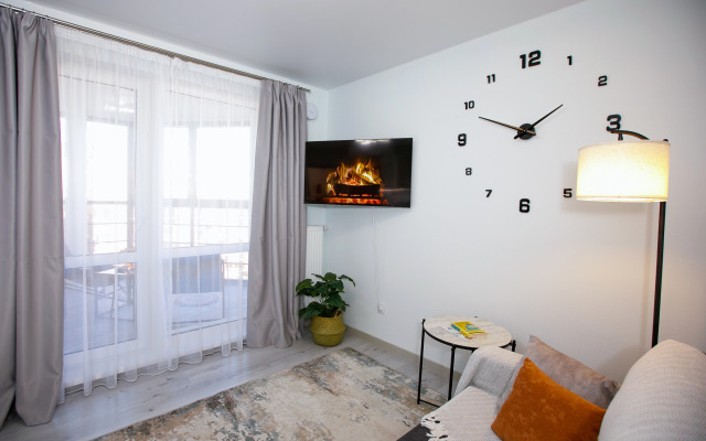 Квартира Романтичная евродвушка с панорамными окнами для незабываемого отдыха