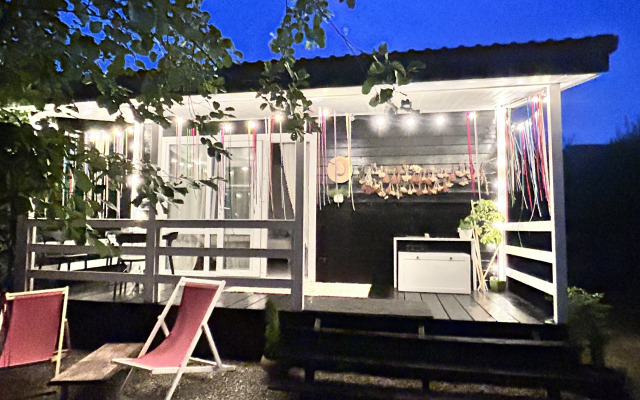 Частный Дом Баня с Собственной Террасой