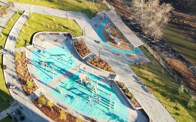 Квартира Уютная студия с шикарным видом и собственной территорией