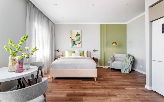 Апартаменты Оливковая студия с видом на море