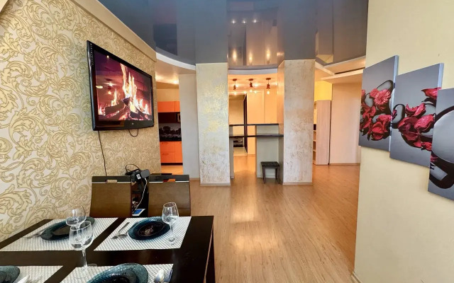 Квартира Уютная трехкомнатная  квартира со спа