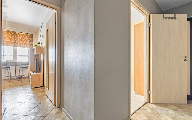 Spacious Euro2k on the 12th floor with a view of the Gulf of Finland