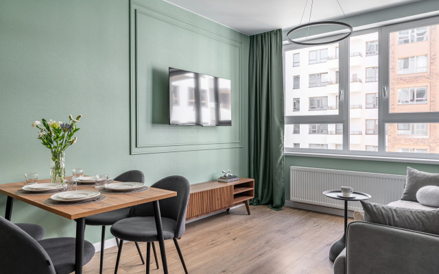 Апартаменты Евродвухкомнатные Stepanenkov на Шаумяна 30 на 4 этаже