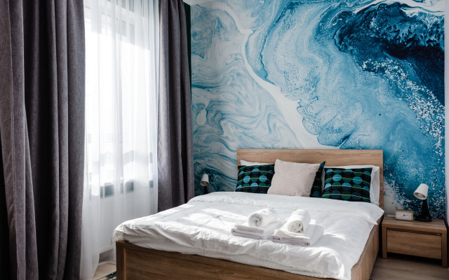 Апартаменты River Side Moscow City Мраморное море