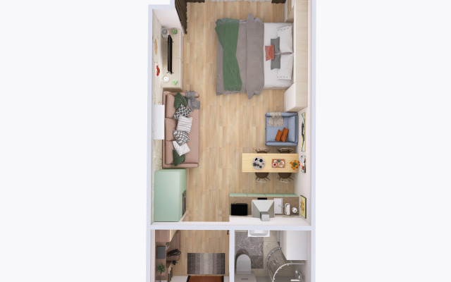 Апартаменты с видом на Москву 5