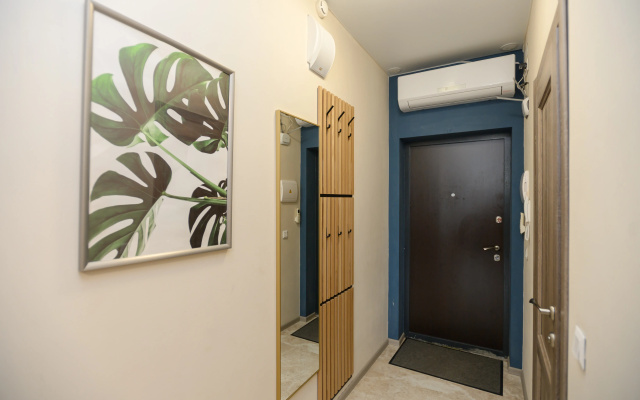 Apartamenty Aparthaus s kofemasinoj  rabocim mestom i stil'nym dizajnom