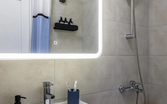 Квартира с видом на город и лес