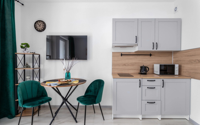 Квартира Студия с Балконом и Видом на Город Moderna Flat Status — фото 3