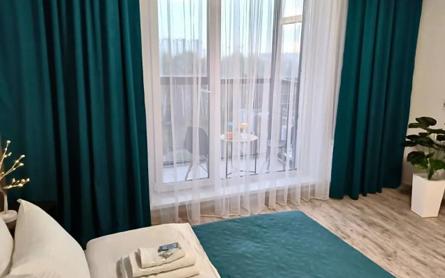 Studiya + Spalnya v Parkovom na 4 gostey Flat