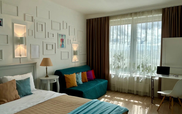 Akvareli Dizaynerskie s vidom na Ostankino Apartments