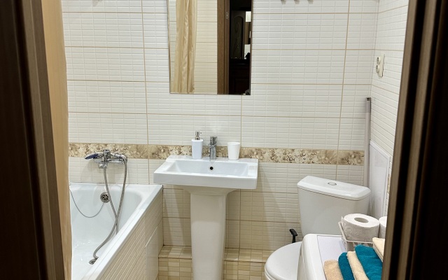 Квартира-студия с красивым видом на город