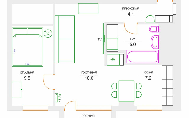 Квартира В историческом центре Екатеринбурга