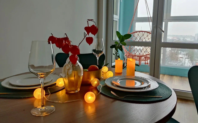 Апартаменты Арка с панорамным видом на Нижнее Озеро