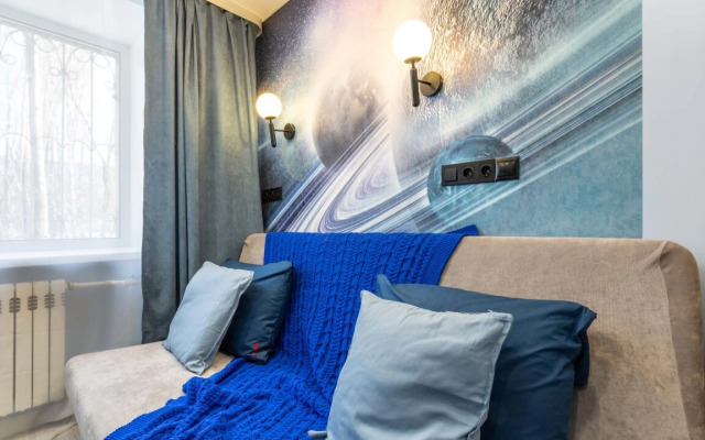 Апартаменты Студия с Кухней с Дизайнерским Ремонтом