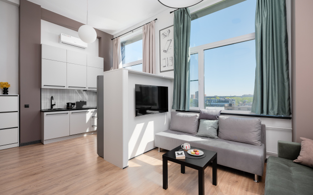 Kak doma Dizaynerskiy Loft U Metro Nagornaya Apartments