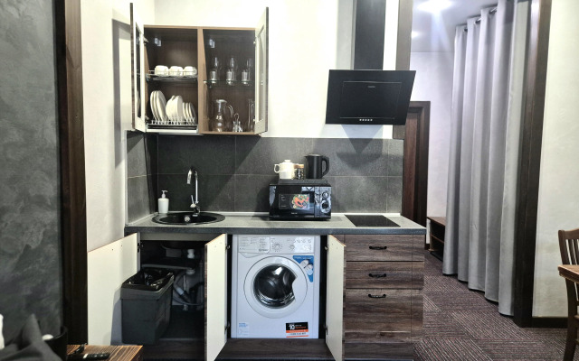 Апартаменты стильныес видом на лес