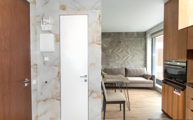 V centre Sochi 10 minut do morya AK Arhitektor chetirehmestnie komfort modern Apartaments