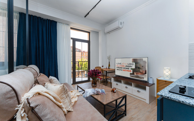 KeyGo #0161, 1 Bedroom, Designed with Balcony Apartments