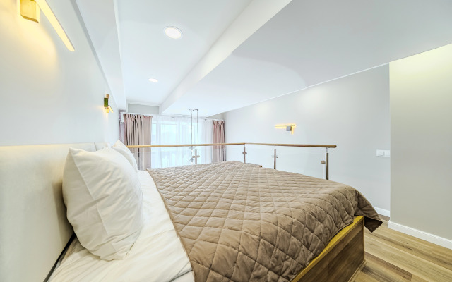 Novaya uyutnaya studiya na Prilukskoy Apartments