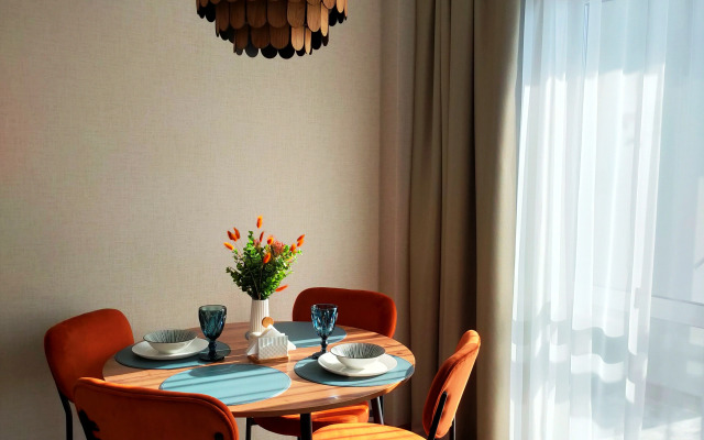 Квартира с красивой террасой на крыше дома в Белгороде