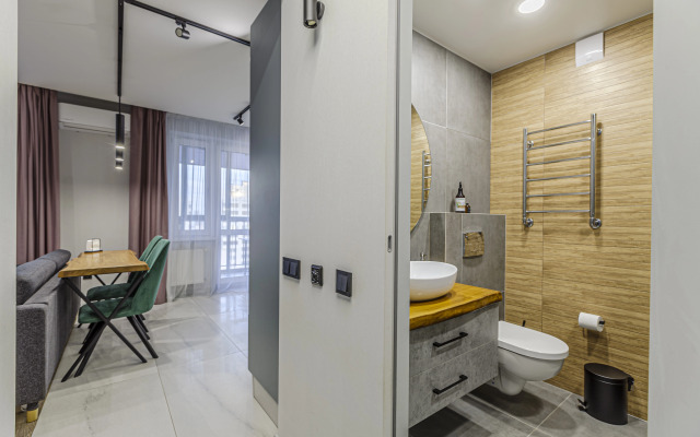 Квартира Уютная Студия с Видом на Город