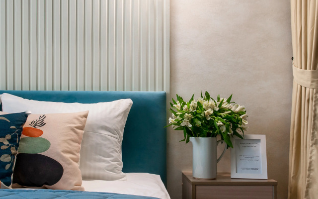 Fox Homes Apartment Designer apartment near the shopping center Horizont and Rostvertol