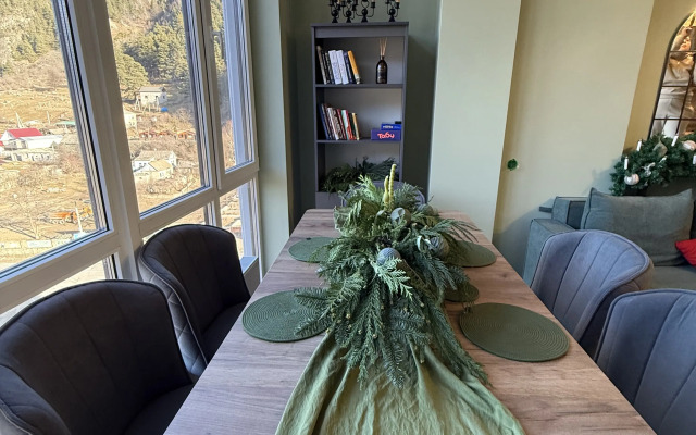 Апартаменты в Теберде с видом на горы