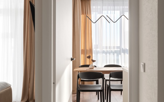 Апартаменты Fox Homes 1к. квартира в стиле Джапанди на Левом берегу Дона