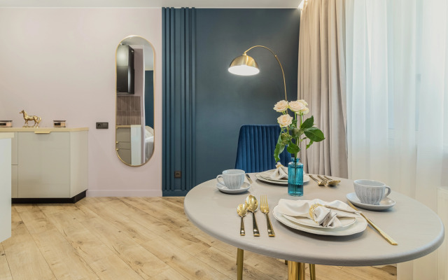 Апартаменты Дизайнерская Студия с Видом на Город на Заречной