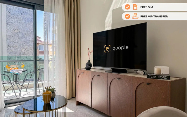 Апартаменты 1+1 Qoople Legend B28 в 100 м от моря