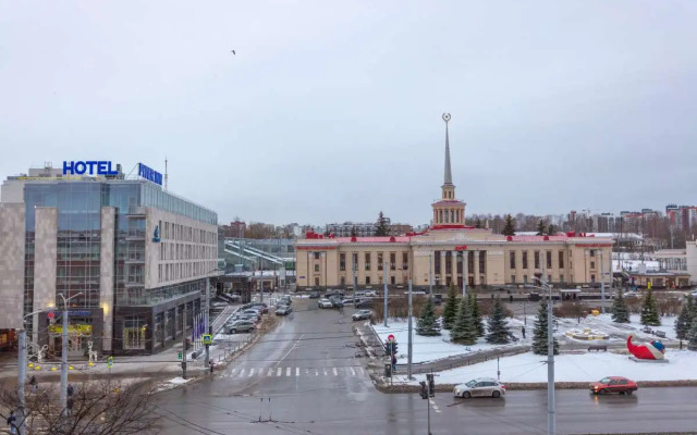 Апартаменты двухкомнатные с Видом на Привокзальную Площадь Hygge Karelia