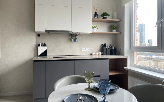 Апартаменты MONTY Moscow с видом на Москва Сити и набережную Москва реки