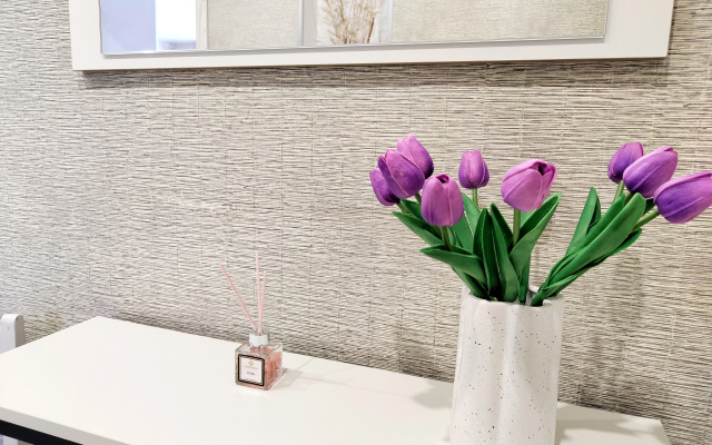 Квартира с видом на реку и горы